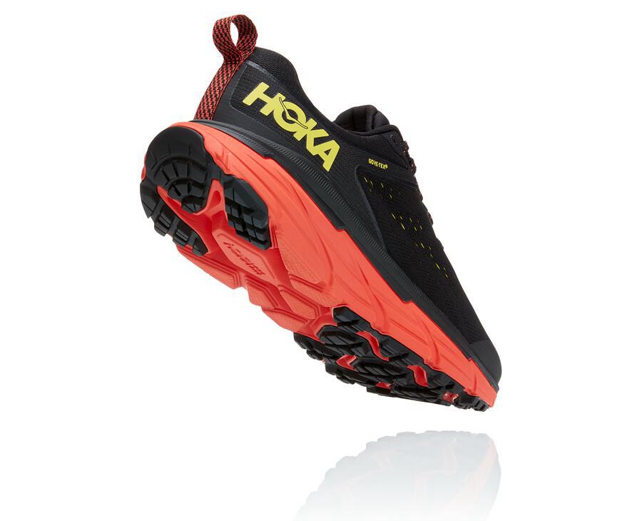 Hoka One One Trailove Tenisky Panske Čierne/Červené - Challenger ATR 6 GORE-TEX - 46715-LGEB